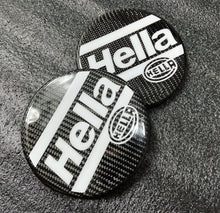 Load image into Gallery viewer, x2 Carbon Fiber 3k Hella HeadLight Covers
