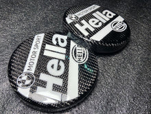 Load image into Gallery viewer, x2 BMW MotorSport by Hella HeadLight Covers Carbon Fiber E28 E30 E34 M3
