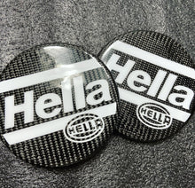 Load image into Gallery viewer, x2 Carbon Fiber 3k Hella HeadLight Covers
