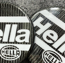 Load image into Gallery viewer, x2 Carbon Fiber 3k Hella HeadLight Covers
