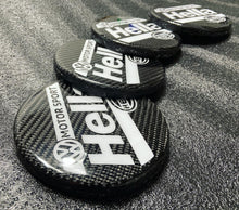 Load image into Gallery viewer, x2 Carbon Fiber VW MotorSport by Hella HeadLight Covers Volkswagen
