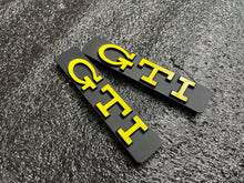 Load image into Gallery viewer, X2 GTI euro Side Badge Volkswagen Golf 3 mk3 emblema lateral
